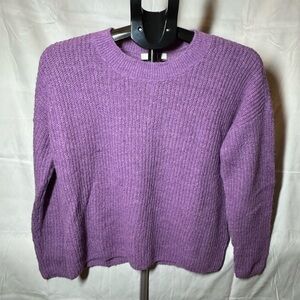 Madewell Lavender Crew Neck Sweater